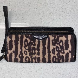 USED Coach wallet / animal print